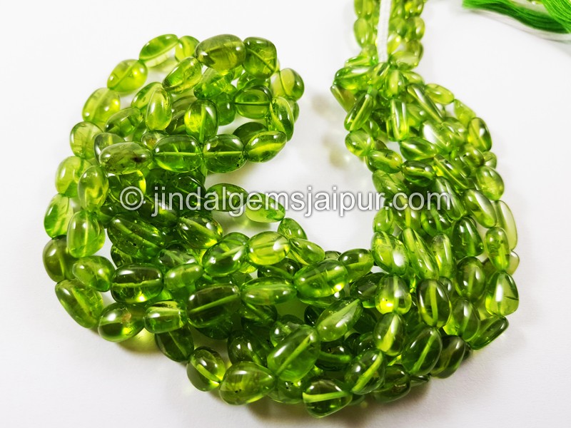 Peridot Smooth Nugget Beads